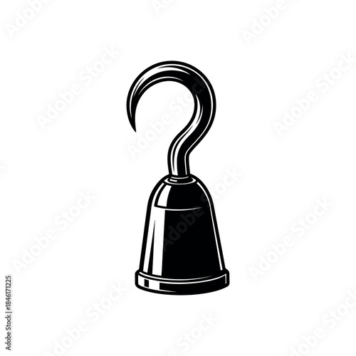 hook, pirate hook vector design 
