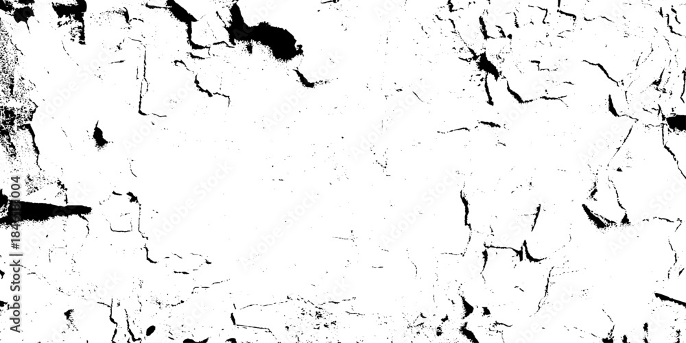 Φωτογραφία Abstract black and white texture resembling cracked paint or distressed surface