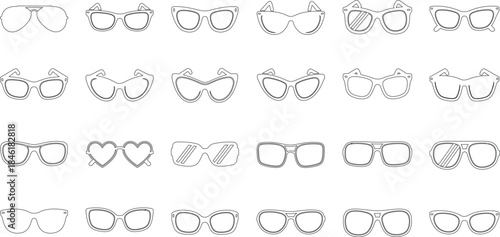 A collection of 20th century typographic uppercase letter o s in various design styles and fonts