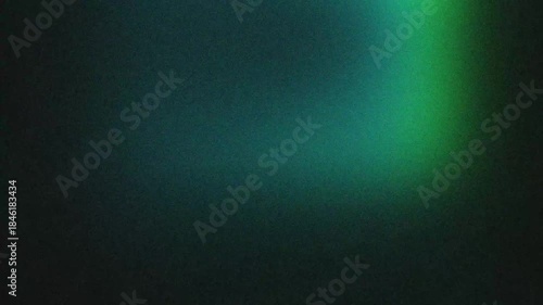 Abstract Blurred noise texture Soft green Gradient Cycle Slow smooth blurred wavy motion background Loop
