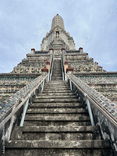 Stairs at Wat Arun in Bangkok