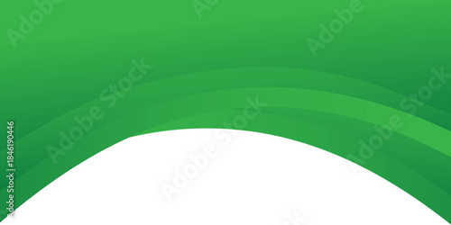 Abstract landscape green hills valley vector illustration background