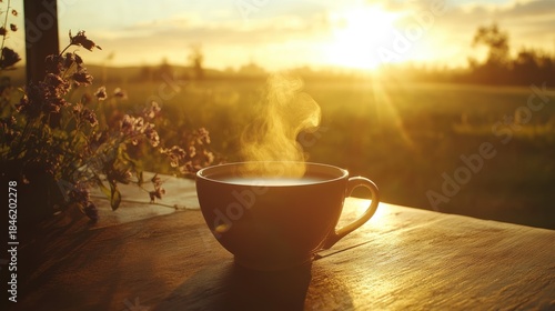 
view of coffee drinks on the table