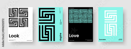 Modern Business Presentation Layout. Geometric Background Design. Isolated Flyer Template. Banner. Brochure. Book Cover. Poster. Report. Handbill. Magazine. Notebook. Brand Identity. Pamphlet