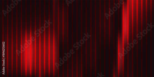 3d render, dynamic abstract geometric stripes in blue and green gradient on a black background