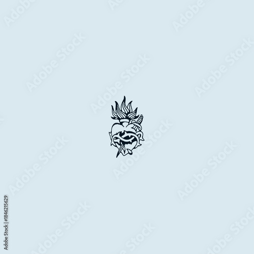 THESE HIGH QUALITY SACRED HEART JESUS VECTOR FOR USING VARIOUS TYPES OF DESIGN WORKS LIKE T-SHIRT, LOGO, TATTOO AND HOME WALL DESIGN