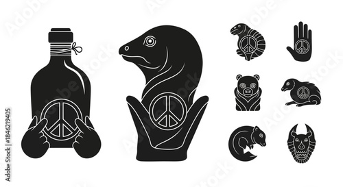 A cheerful young woman in a denim jacket smiles brightly while taking a selfie outdoors in natural light