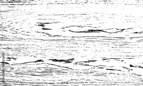 Grunge wood texture scratched black and white vector background, Black and white distressed wood grain abstract vector design