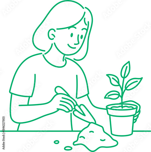 원예를 즐기는 사람들