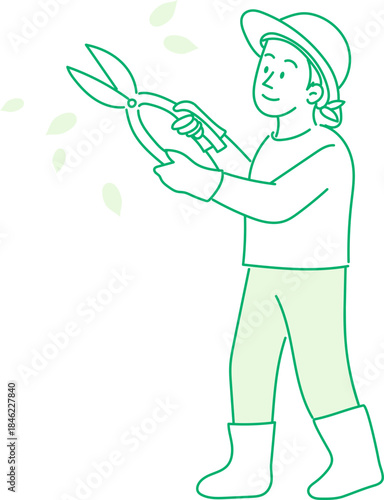 원예를 즐기는 사람들