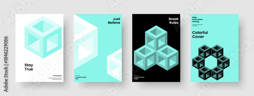 Geometric Report Template. Creative Business Presentation Layout. Isolated Brochure Design. Book Cover. Background. Flyer. Banner. Poster. Notebook. Portfolio. Pamphlet. Magazine. Leaflet