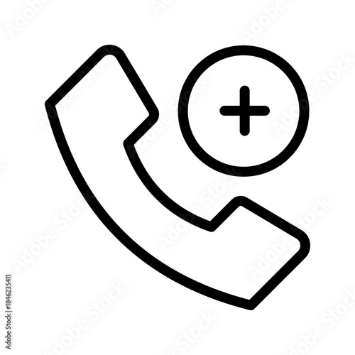 Simple Add Contact icon collection for address books, user management, CRM systems and communication apps