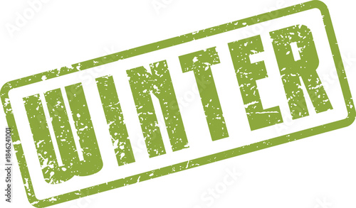 Crisp Winter Season Stamp for Holiday Promotions, Cold Weather Themes, and Seasonal Marketing