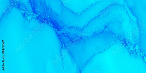 Light blue marble texture background with subtle gold veins with delicate flowing patterns.