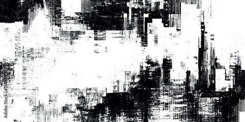 Glitch Grunge Fusion Abstract Texture with Distorted Noise Layers, Cyberpunk Aesthetic Background.