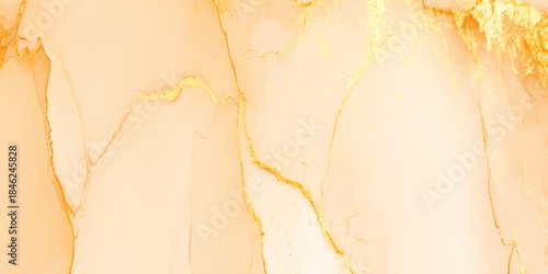 Luxury marble texture background on a soft creamy peach and light orange background natural stone inspired details.