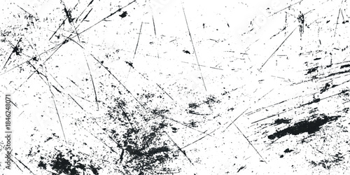 Vector Illustration Black isolated on white background urban grunge black and white retro noise effect.