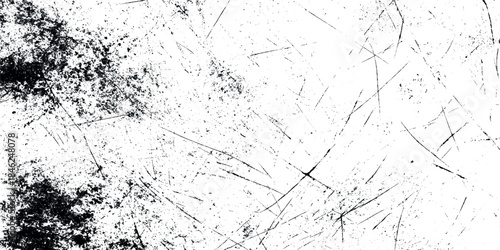 Vector Illustration Black isolated on white background urban grunge black and white retro noise effect.