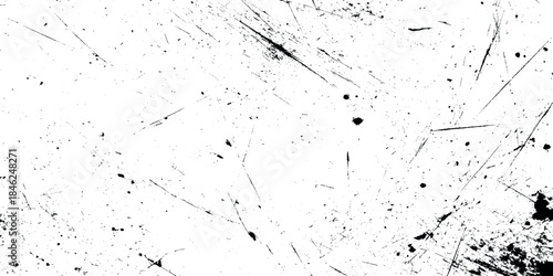 Vector Illustration Black isolated on white background urban grunge black and white retro noise effect.