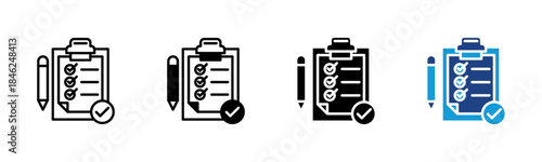 Conclusion icon set multiple style collection