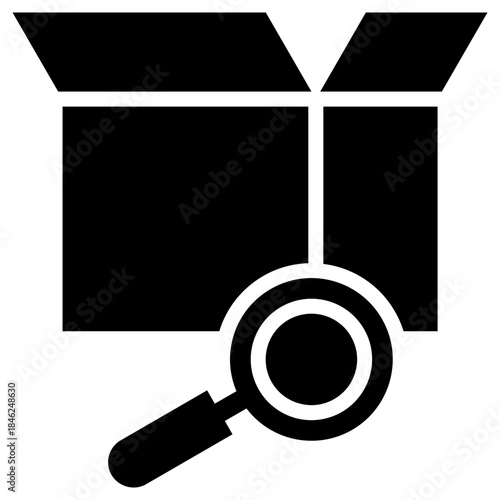 Analysis product  icon for management productivity, business, website, application, printing, document, poster design, etc