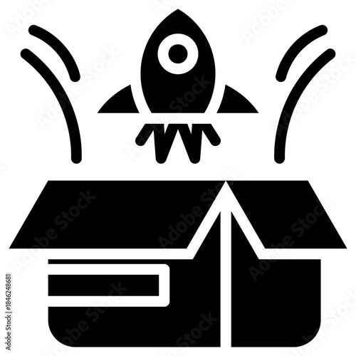 New product icon for management productivity, business, website, application, printing, document, poster design, etc