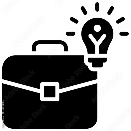 Business idea icon for management productivity, business, website, application, printing, document, poster design, etc