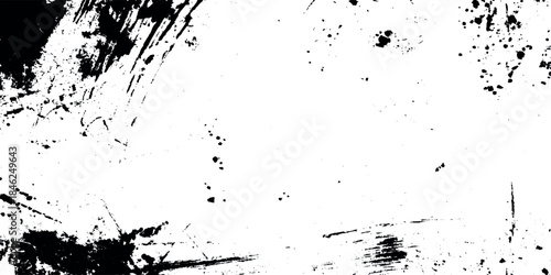 Grunge distressed overlay texture design old cracked concrete vector texture on transparent background.