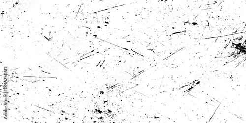 White and Black Sketch abstract to Create Distressed Effect Brush Texture Ink Stroke Background.