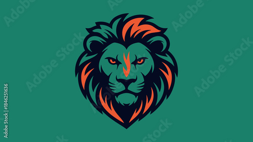 powerful lion head logo design symbol of strength courage and leadership for sports teams branding financial services or wildlife conservation campaigns in bold modern style with vibrant colors and sl