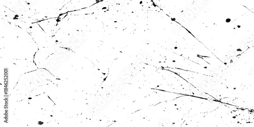 White and Black Sketch abstract to Create Distressed Effect Brush Texture Ink Stroke Background.