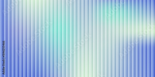 Corrugated, fluted glass vector texture. Ribbed plastic gradient background.Eps10