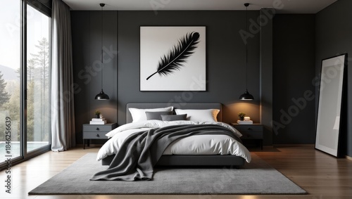 Modern Bedroom Interior Space