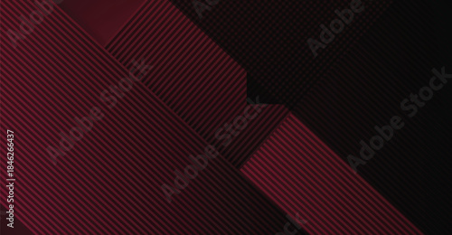 Abstract maroon colors square shapes line patterns background for digital use creating depth and stylish appeal through a modern artistic design element