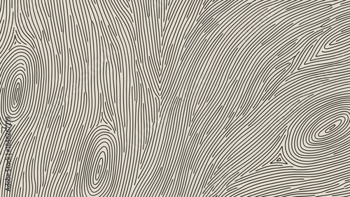 Abstract Organic Fingerprint Pattern with Swirling Lines on Neutral Background