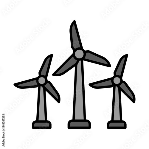 Wind Turbine Icon