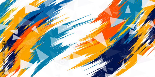 vector illustration of a badminton athlete with a jumping smash action. colored silhouette style design, grunge. badminton national sports day celebration design concept. national sports day