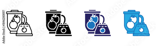 Blender Icon Multi Style Vector Illustration