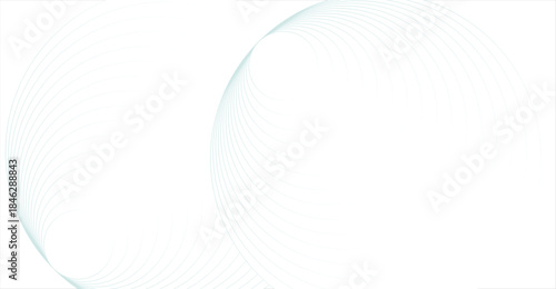Abstract Circles, White and Light Blue, Circular Lines, Minimalist Design, Background, creates a modern and clean aesthetic for any project requiring a subtle yet elegant backdrop