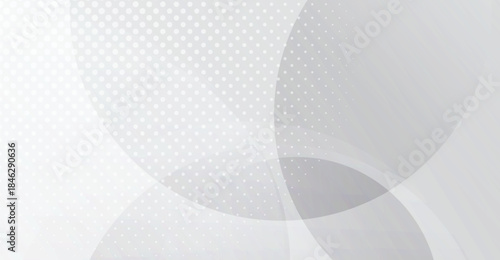 Abstract Circles, Gray and White Colors, Halftone Pattern, Graphic Background for Presentations This elegant backdrop is perfect for banners and marketing projects