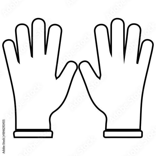 Protective Gloves Outline