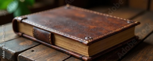 Embossed leather cover,photo album with custom frame , frame, design, album