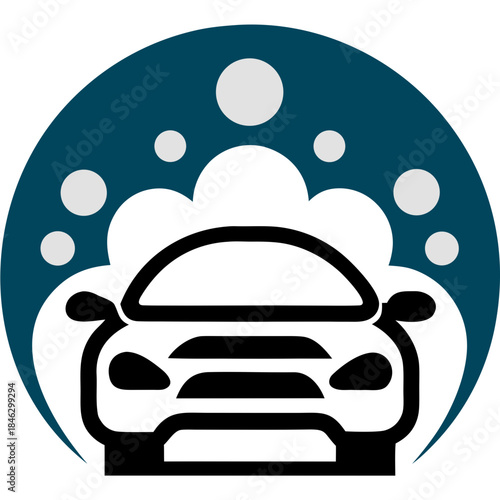 Clean Automotive Wash Emblem