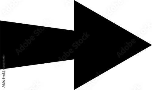 Right Arrow Vector Icon. Arrow Symbol. Right Position. Navigation icon