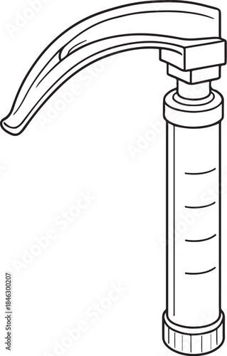 Airway Laryngoscope Illustration.eps