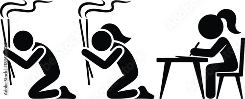 Praying for good grades versus studying hard for examination success