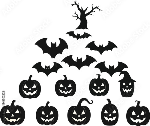 halloween pumpkin set