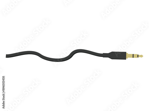 Hand drawn TRS Cable Illustration