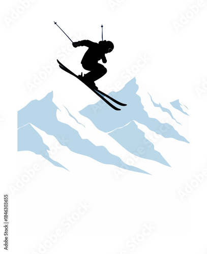 Black and white vector illustration of a fashionable woman with a dog carrying a stack of presents.