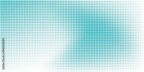 Transparent Vector Gradient Blue Color Halftone Background Staggered Dots Pattern modern dotted